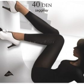 LEGGINGS 40 den lábfej nélküli har., nero 3/4