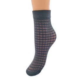 NIKY mintás bokazokni, nero