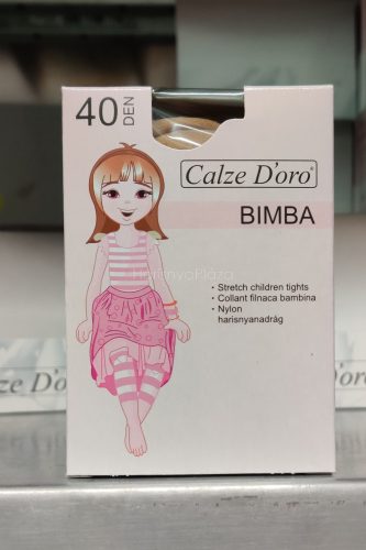 BIMBA 40 den krepp gyermek harisnyanadrág, visone 10-12