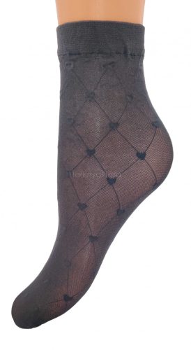 BONNY mintás bokazokni, nero