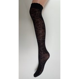 MACBETH mintás térdzokni, nero