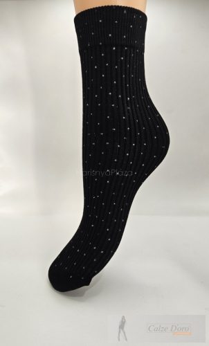 MAGNETIS mintás bokaz. csillogós, nero 0