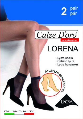 LORENA lycrás bokafix 20 den /2 pár/, navy blue 0