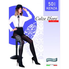 KENZA 50 den mint.har., nero 2