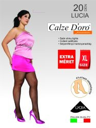 LUCIA 20 den plus size har. nero 7