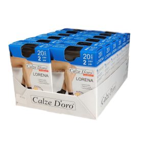 LORENA lycrás bokafix 20 den /2 pár/, nero 0