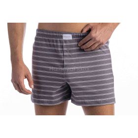 Férfi csíkos bő fazonú boxer