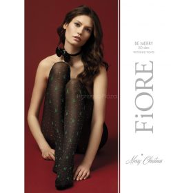 BE MERRY 50 den mintás har., nero/green 5