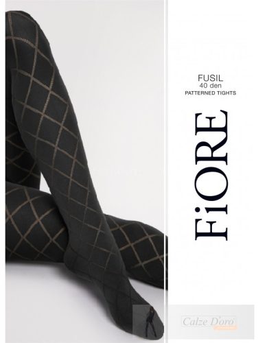 FUSIL 40 den mint. har., mokka 2