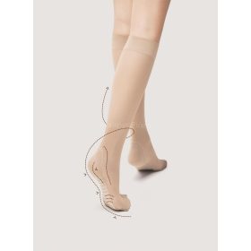 MASSAGE térdfix 20 den, nero 0