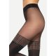 GIRL-UP-41 20/60 den mint. harisnya, nero/red 2