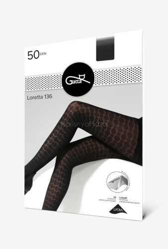 LORETTA-136 50 den mint. har., nero 2