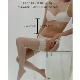 DIAMANTE JASPER 20 den combfix, ecru 1/2