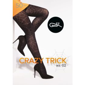 CRAZY-02 50 den mintás har., nero 2