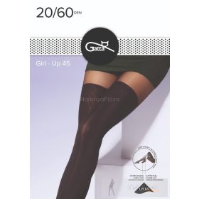 GIRL-UP-45 20/60 den mintás har. nadr., nero 3