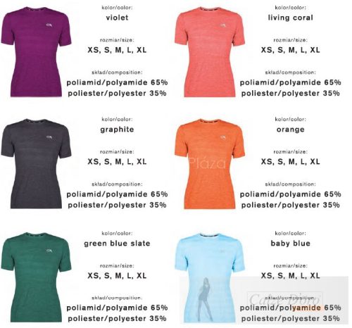 Gatta ACTIVE sport póló, ZORI, NŐI, koral, L     -RENDELÉSRE