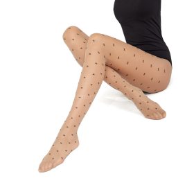 THISTLE 20 den mintás harisnya, nero 2