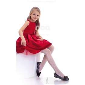 JASMINA 20 den mintás gyermek har., bianco 128-134