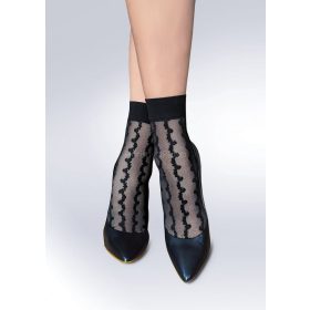 EDEN 20 den mintás bokafix, nero 0