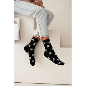 MILENA női zokni 76, maci, nero, 37-41