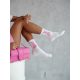 MILENA női zokni 98, nyuszi, white/pink 37-41