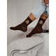 MILENA női zokni 120, capybara, mokka 37-41