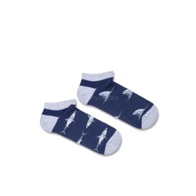 MILENA férfi bokaz. 35, cápa, blue, 39-43