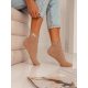 MILENA női bokaz. 18, masnis, beige, 37-41