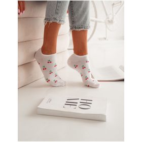 MILENA női bokaz. 09, cseresznyés, white, 37-41