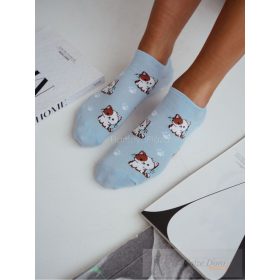 MILENA női bokaz. 168, cica, blue, 37-41