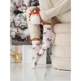 MILENA női zokni 142, bambi, ecru 37-41