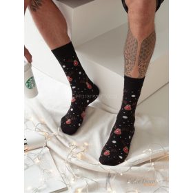 MILENA férfi zokni 133, szarvas, nero 38-41