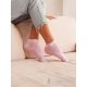 MILENA női bokaz. 111, horgolt, pink, 37-41