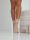 MILENA női zokni 68, csíkos, beige 37-41